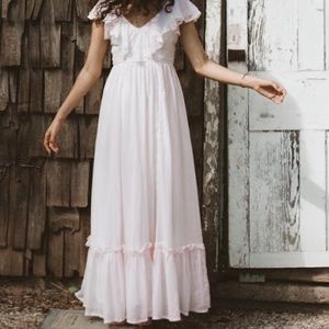 Vintage pale pink gunne sax dress